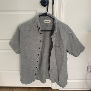 Men’s button down - short sleeve - waffle texture